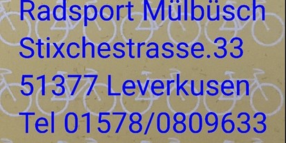 Fahrradwerkstatt Suche - Nordrhein-Westfalen - Radsport Mülbüsch