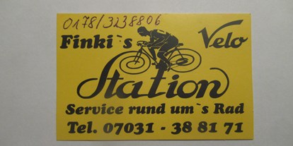 Fahrradwerkstatt Suche - repariert Versenderbikes - Finkis - Velo - Station