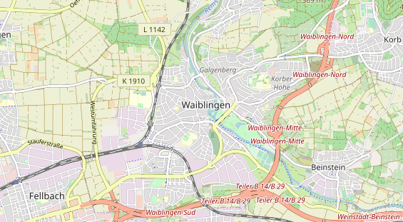 Fahrradwerkstatt auf Karte