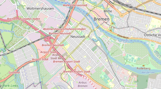 Fahrradwerkstatt auf Karte
