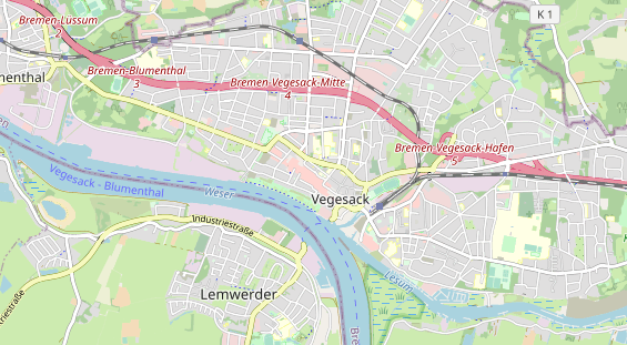 Fahrradwerkstatt auf Karte