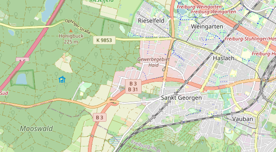 Fahrradwerkstatt auf Karte