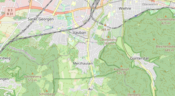 Fahrradwerkstatt auf Karte