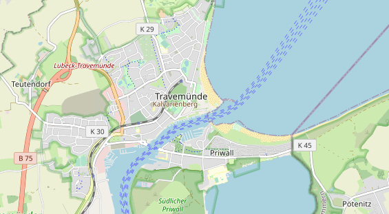 Bicycle workshop on map