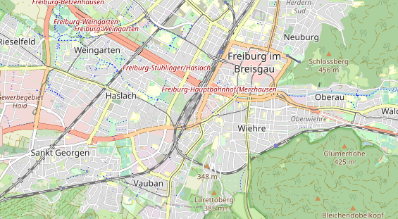 Bicycle workshop on map