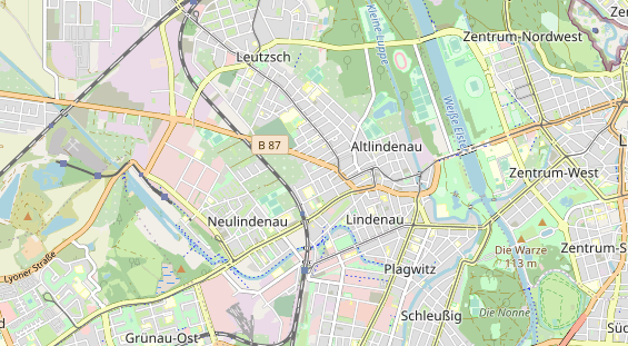 Bicycle workshop on map