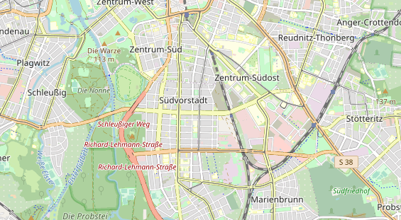 Bicycle workshop on map