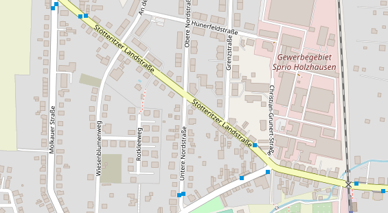 Fahrradwerkstatt auf Satellitenbild