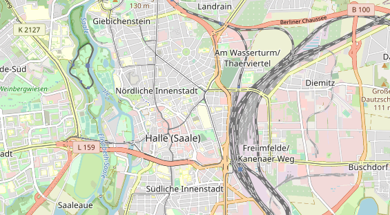 Bicycle workshop on map