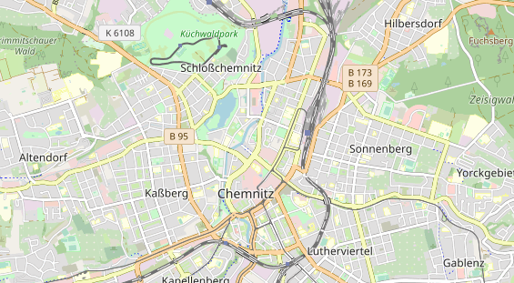 Bicycle workshop on map