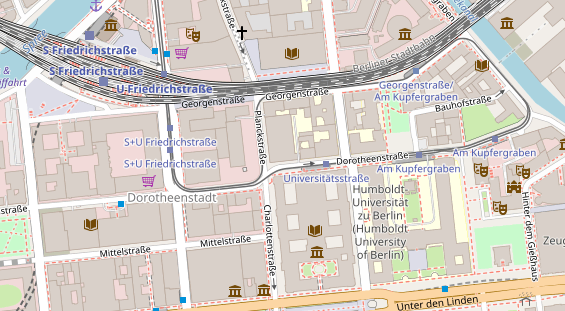 Fahrradwerkstatt auf Satellitenbild
