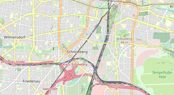 Bicycle workshop on map