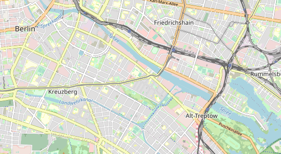Bicycle workshop on map