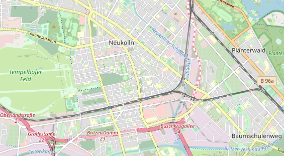 Bicycle workshop on map