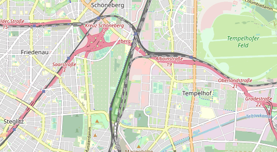 Bicycle workshop on map