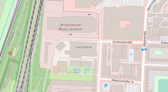 Bicycle workshop auf Karte