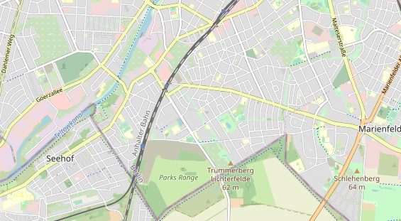 Bicycle workshop on map