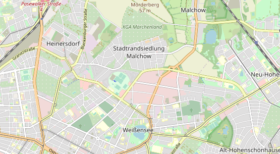 Bicycle workshop on map