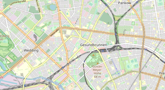Bicycle workshop on map