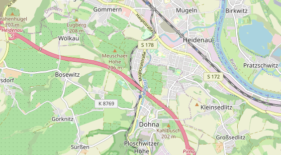 Bicycle workshop on map