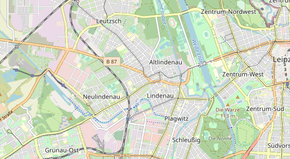 Bicycle workshop on map