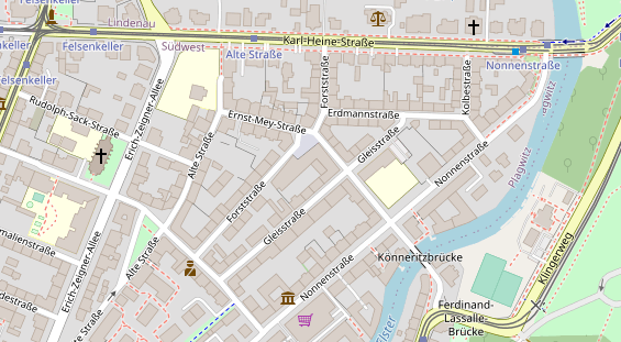 Bicycle workshop auf Karte