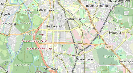 Bicycle workshop on map