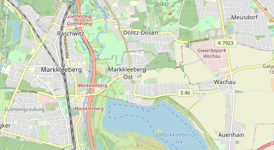 Bicycle workshop on map