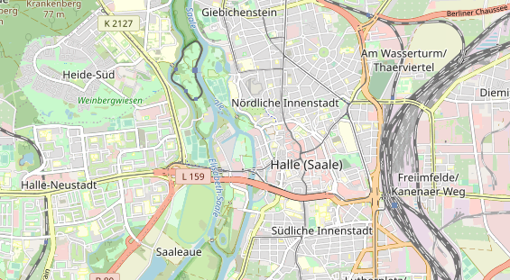 Bicycle workshop on map