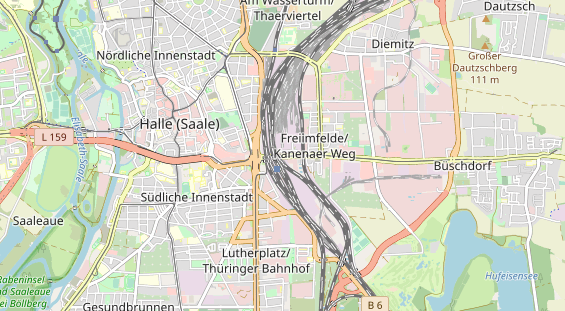 Bicycle workshop on map