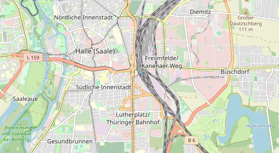 Bicycle workshop on map
