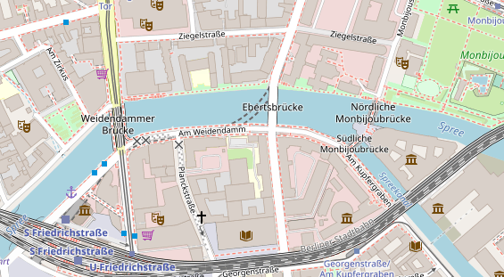 Fahrradwerkstatt auf Satellitenbild