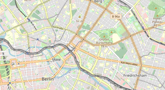 Bicycle workshop on map