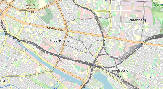 Bicycle workshop on map