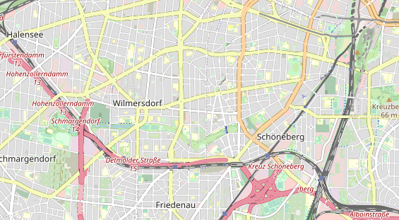 Bicycle workshop on map