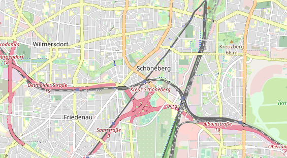 Bicycle workshop on map