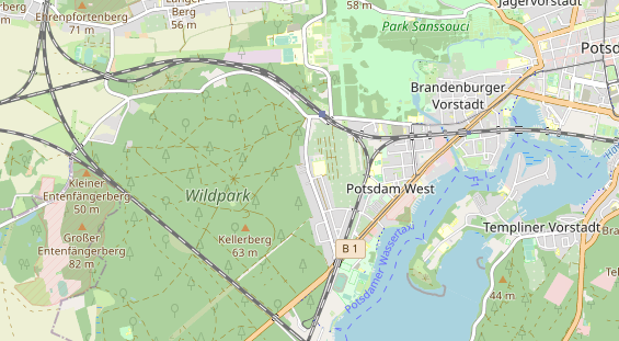 Bicycle workshop on map