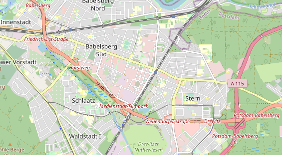 Bicycle workshop on map