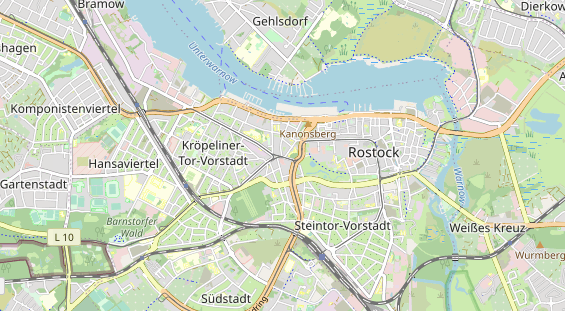 Bicycle workshop on map