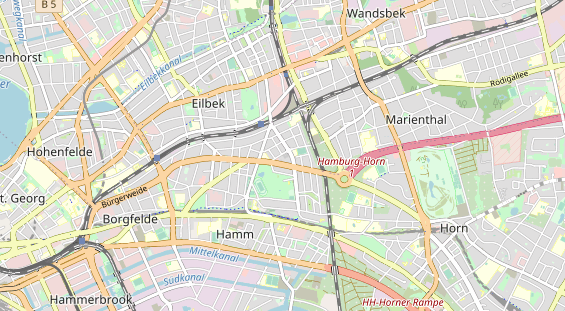 Bicycle workshop on map