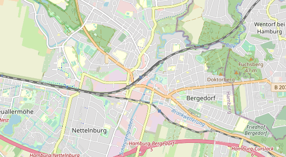 Bicycle workshop on map