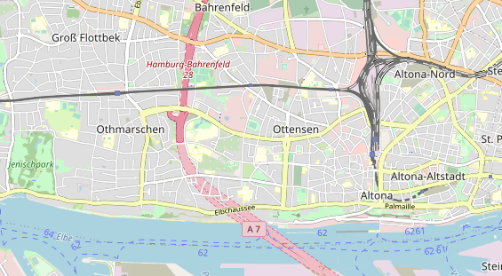 Bicycle workshop on map