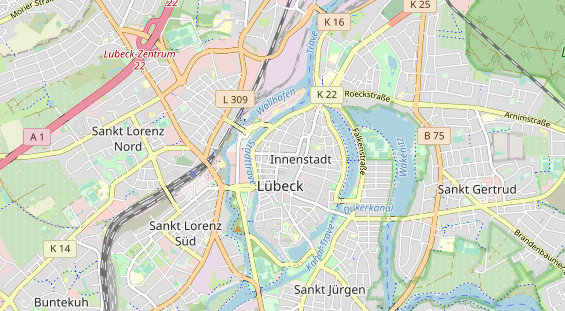 Bicycle workshop on map