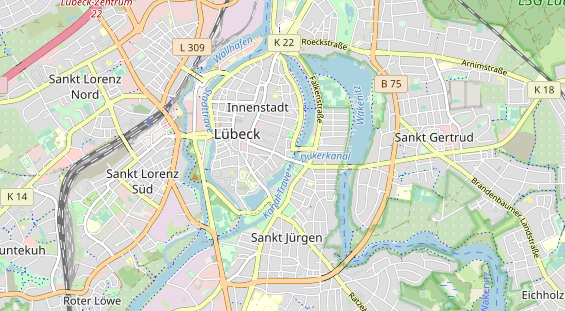 Bicycle workshop on map