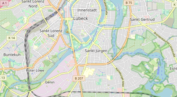 Bicycle workshop on map