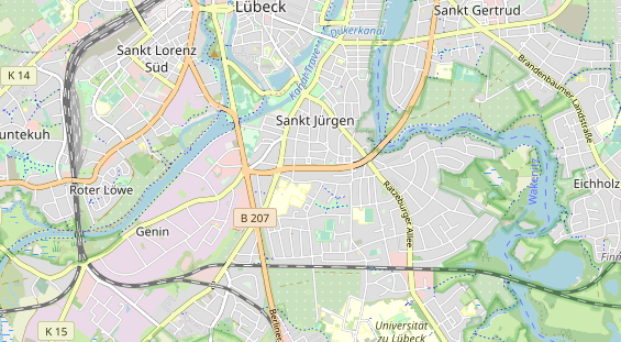 Bicycle workshop on map