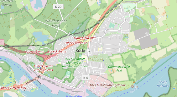 Bicycle workshop on map