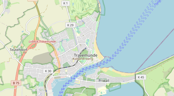Bicycle workshop on map