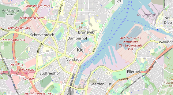 Bicycle workshop on map