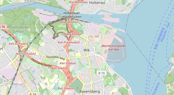 Fahrradwerkstatt auf Karte